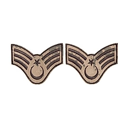 Jandarma Kamuflaj Astsubay Kıdemli Çavuş Rütbe - Nakışlı