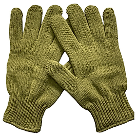 Termal Yün Eldiven Çift Kat Uzun Parmak