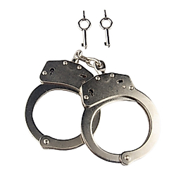 Polis - Asker Gümüş Renk Zincirli Kelepçe