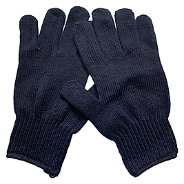 Yün Eldiven  Uzun Parmak-Lacivert