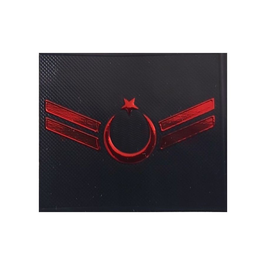 Jandarma Asayiş Uzman Çavuş Yelek Rütbesi - 3D