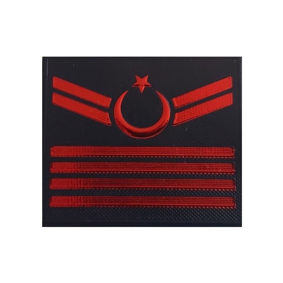 Jandarma Asayiş IV Kademeli Uzman Çavuş Yelek Rütbesi - 3D