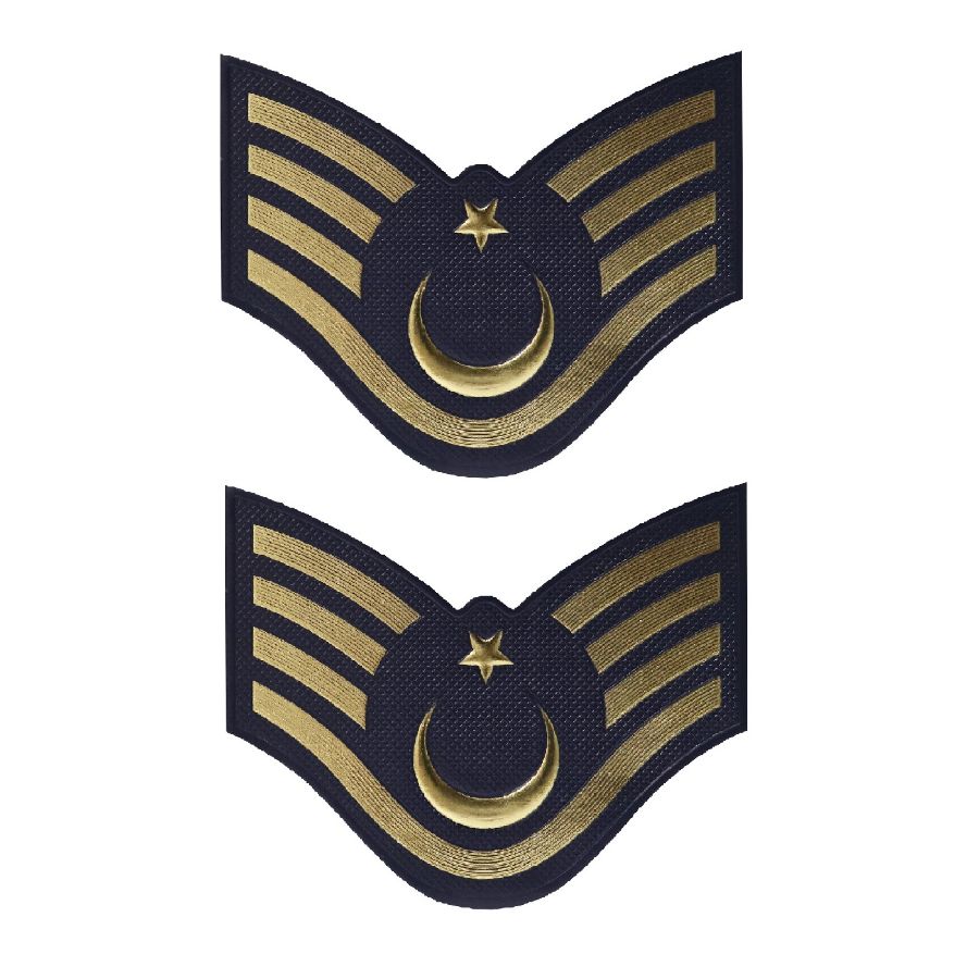 Jandarma Asayiş Astsubay Üst Çavuş Rütbe -Kol 3D