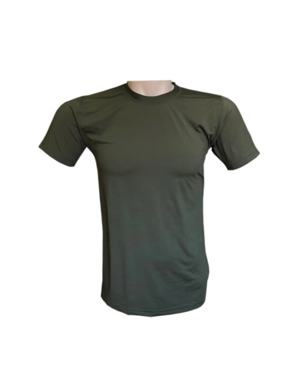 Termal Mikrofiber Tişöft Haki- Kısa Kol