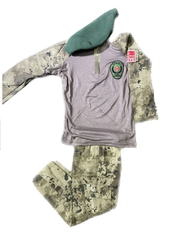 Pöh Kamuflaj Çocuk Takımı / Kostümü
