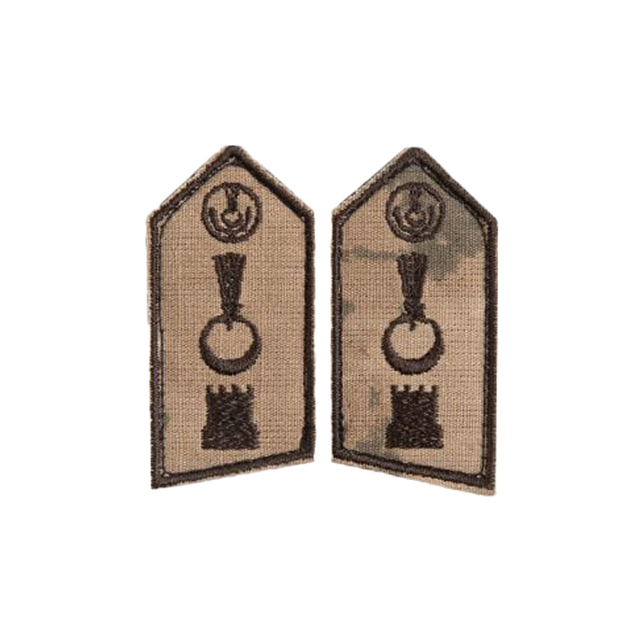 Jandarma Kamuflaj İstihkam Yaka Spoleti