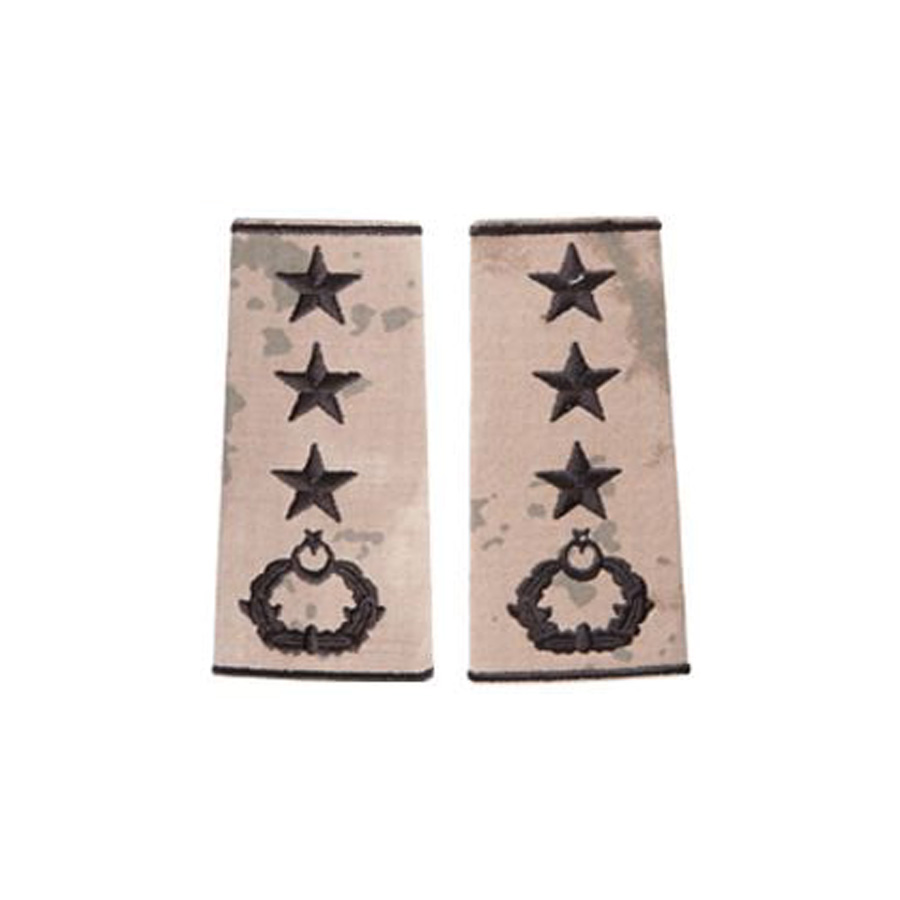 Jandarma Kamuflaj Albay Rütbe - Nakışlı