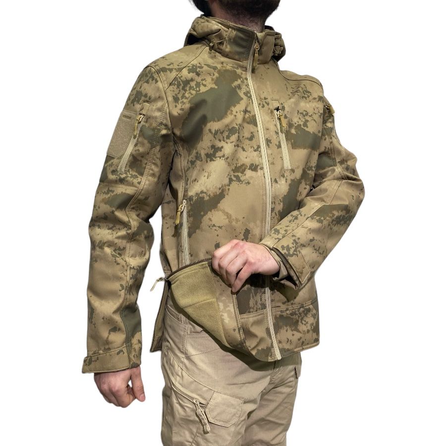 Combat Tactical Softshell Mont - Kamuflaj