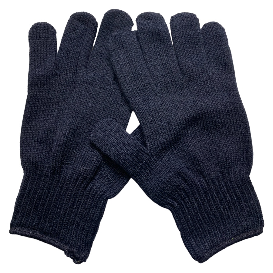 Yün Eldiven  Uzun Parmak-Lacivert