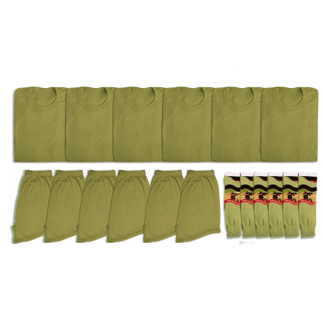 Fanila - Don - Çorap 6'Lı Acemi / Bedelli Asker Seti