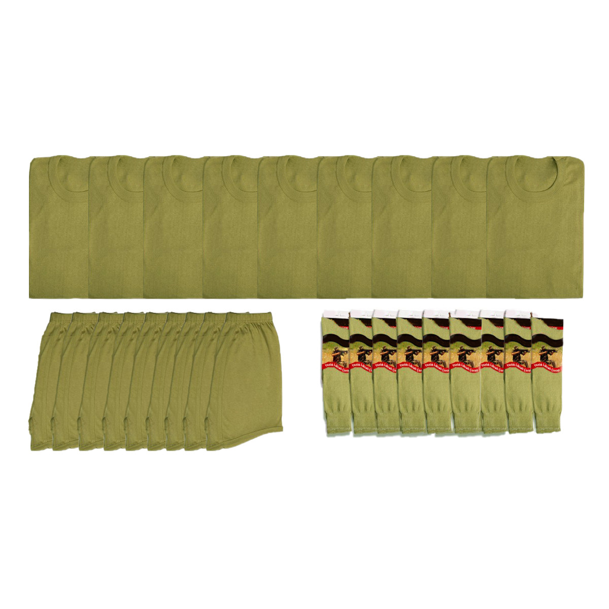 Fanila - Don - Çorap 9'Lu Acemi / Bedelli Asker Seti