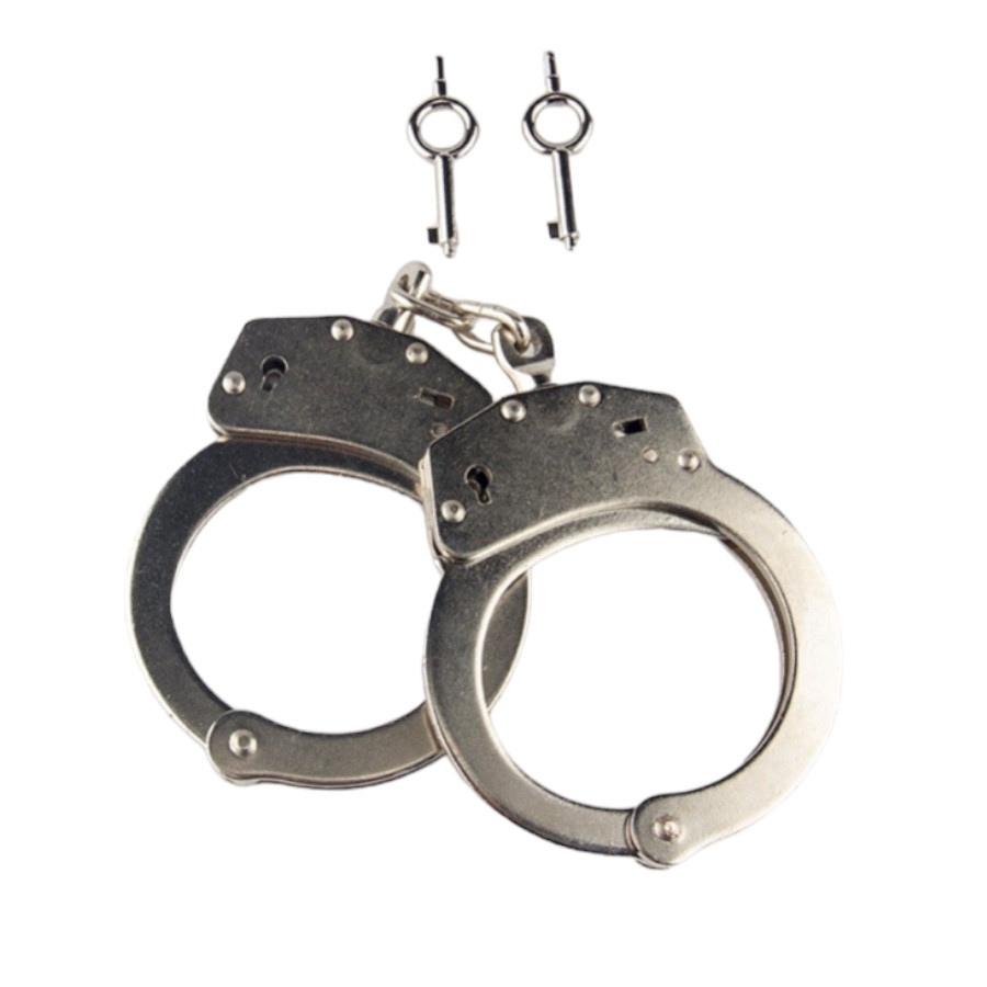 Polis - Asker Gümüş Renk Zincirli Kelepçe