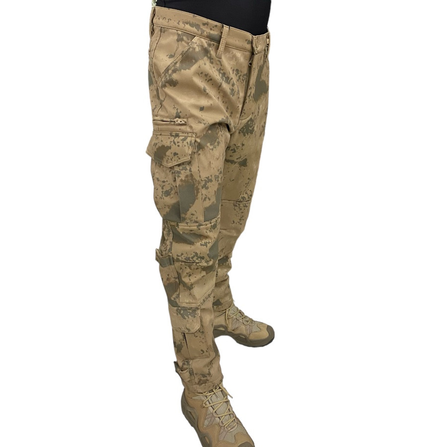 Combat Softshell Tactical Pantolon - Kamuflaj